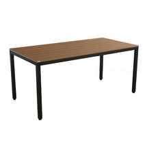 다가구 프래그마 책상 150 x 60 cm, 지브라(상판) + 블랙(프레임)