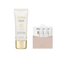 달바 모이스트 글로우 선세럼 튜브타입 SPF50+ PA++++ 30ml + 화이트 트러플 리턴 오일 크림 클렌저 3ml x 3p 세트, 1세트