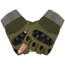 나야스타일 서바이벌 전술용 스포츠 장갑 2p 세트 QN-149-3, 카키