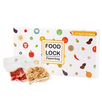 푸드락 진공포장 지퍼백 L 10p, 1개
