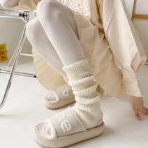 넛지앤밸류 니트 소녀감성 레그워머 패션 무릎양말 니삭스