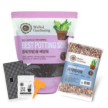 월드가드닝 텃밭식물용 배양토 분갈이 5종 세트, 1세트, 5L