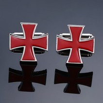 라온투유 남성용 커프스 버튼 커프스링크 08 적십자 커프스 단추 cuf05 2p