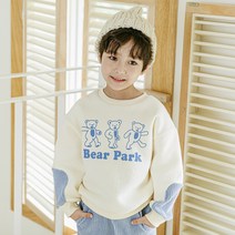 라라아망 아동용 베어파크 맨투맨