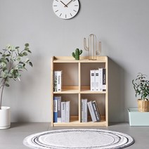 착한목수 소나무 DIY 원목책장 2단 600