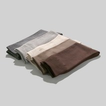 슈퍼베이직 남성용 1518 신사 무지 양말 네추럴 5종 세트