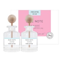 베이스노트 카 디퓨저 40ml x 2p, 1개, 퓨어코튼
