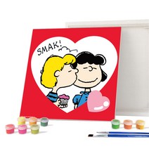 아이러브페인팅 피너츠 DIY PAINTING 20 x 20 cm, 루시앤슈뢰더