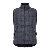 맨온더분 남성용 리버서블 울 구스다운 베스트