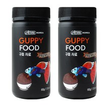 이스타 구피 사료, 60g, 2개