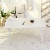 트리팜 LPM 심플 라운드 접이식 테이블 720 x 480 mm, 무광그레이