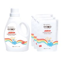 아이블리네이처 유아 섬유유연제 로터스플라워향 본품 1.8L + 리필형 1.2L 3p 세트, 1세트