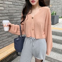 패션풀 여성용 베인 골드 니트 가디건 26287