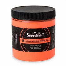 스피드볼 아크릭 실크스크린 형광잉크, Orange, 236.2ml