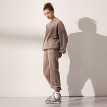 레이디볼륨 여성용 타이다이 로고 팬츠