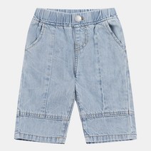 포인포 아동용 7부 아이스 데님 통바지 PPTH204B1
