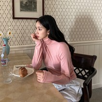엔비룩 여성용 하니 기모 폴라 티