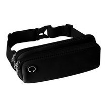 스타 워킹 미니멀 힙색, 01 블랙