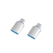스타리움 C 타입 USB 3.0 젠더, 25mm, 실버, 2개