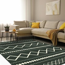 모로코 패턴 헤스티아 사게절 사각 러그