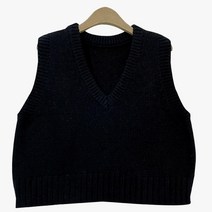 슈가펀 여성용 올리 V 울 니트베스트