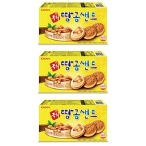 국희 땅콩샌드 중, 155g, 3개