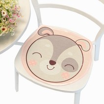 네이처타임즈 캐릭터 프린트 통풍 쿨링 방석 4p, 강아지