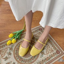 안다로미 라일락 플랫슈즈