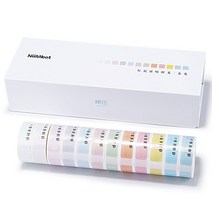 바라보고 D11 라벨지 봄 풍경 선물키트 12롤 R12X30-210, 1세트