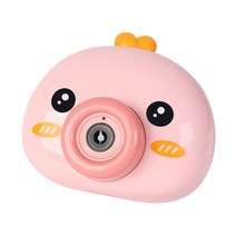 이스터 애니멀 카메라 버블 머신 병아리 + 스트랩, 핑크(버블 머신)