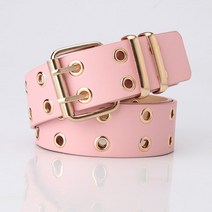 명양피프 여성용 펀칭 금장 패션 벨트 YT_RA6025