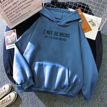 데일리 레터링 심플한기모 임산부 후드티