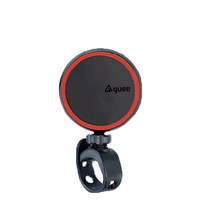 구이 자전거 360도 회전 좌우겸용 아이씨 후사경, 레드, 1개