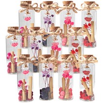 향기나는 플라워 유리병편지, 12개, 랜덤발송