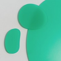 라잇뮤즈 아크릴 조약돌 티 코스터, 그린
