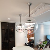 베르판 글로브 펜던트 주광색 VP400, 크롬
