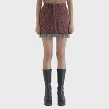 큐리티 C FRINGE DETAIL SKIRT