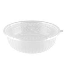 대성기업 고강도 냉면용기 대 1.5L + 뚜껑 세트 투명, 50세트