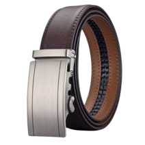 다퍼세일즈 남성용 기본 직사각 버클 심플 정장 면바지 청바지 자동벨트