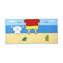 짱구는못말려 해변극세사 비치타월, 혼합색상, 1개