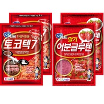 토코 세분 딸텐 떡밥 토코텍7 2p   딸기 어분글루텐 2p 세트, 1세트