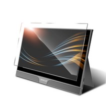 제우스랩 FHD 리얼터치 휴대용 모니터 + 논글레어 액정보호필름 세트, 39.6cm, Z15ST(모니터)