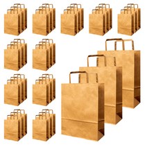 Good given 크라프트 플랫쇼핑백 3p x 12개, 브라운