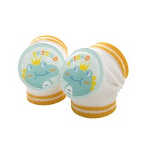 엠케이 유아용 플라워 애니멀 매쉬 무릎보호대 2p 세트 14.5 x 8 cm, 공룡, 1세트