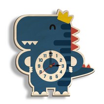 가팡 무소음 벽시계 캐릭터형 01번 CLOA069, 블루