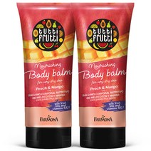 파모나 피치 망고 너리싱 바디밤 과일향, 200ml, 2개