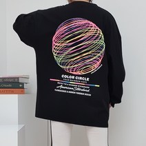후니네 칼라써클 빅사이즈 임산부 박스 티셔츠