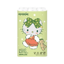 아이티씨 헬로키티 네이처 소프트 4겹 화장지 20m, 1팩, 30롤