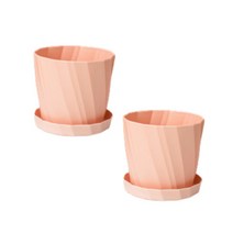 마크하스 심플 파스텔 화분 특대 2p, 핑크