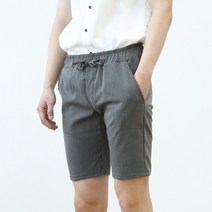 블루포스 남성용 큐레돈 4.5부 밴딩 베이직핏 캐주얼 슬랙스